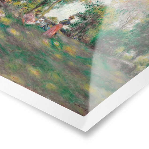 Posters quadros famosos Auguste Renoir - Landscape With Figures