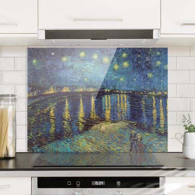 decoraçoes cozinha Vincent Van Gogh - Starry Night Over The Rhone