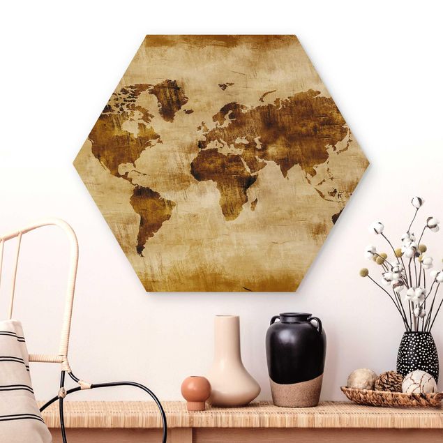 decoraçoes cozinha No.CG75 Map Of The World