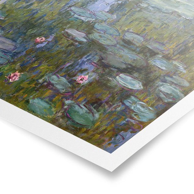 Posters quadros famosos Claude Monet - Water Lilies (Nympheas)