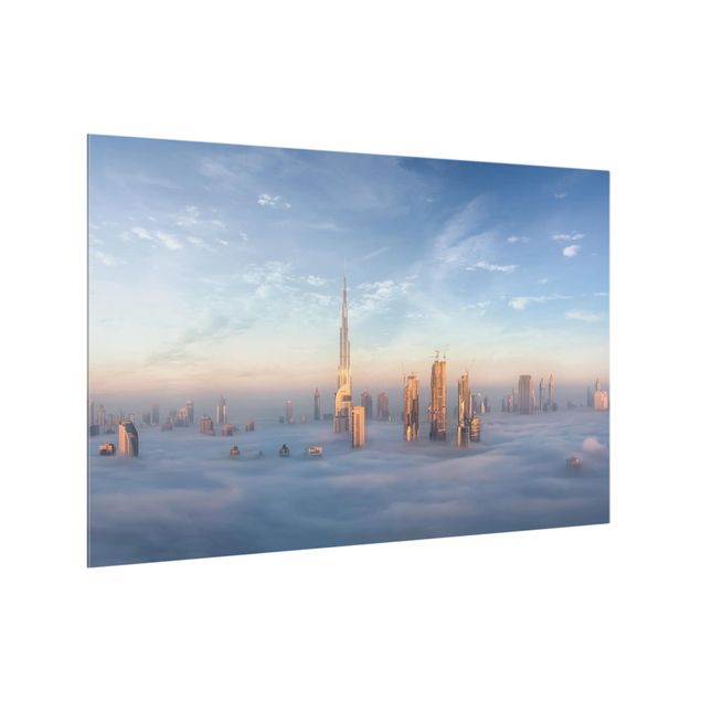 Painel anti-salpicos de cozinha Dubai Above The Clouds