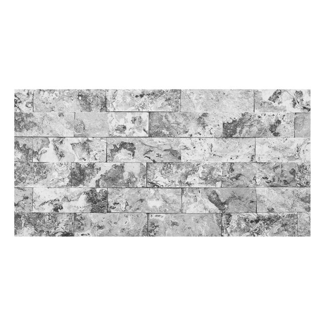 painéis antisalpicos Stone Wall Natural Marble Grey