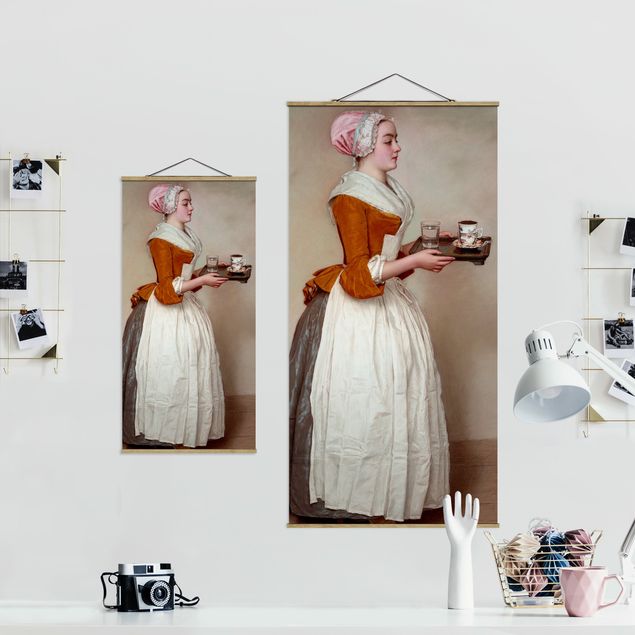 Quadros decorativos Jean Etienne Liotard - The Chocolate Girl