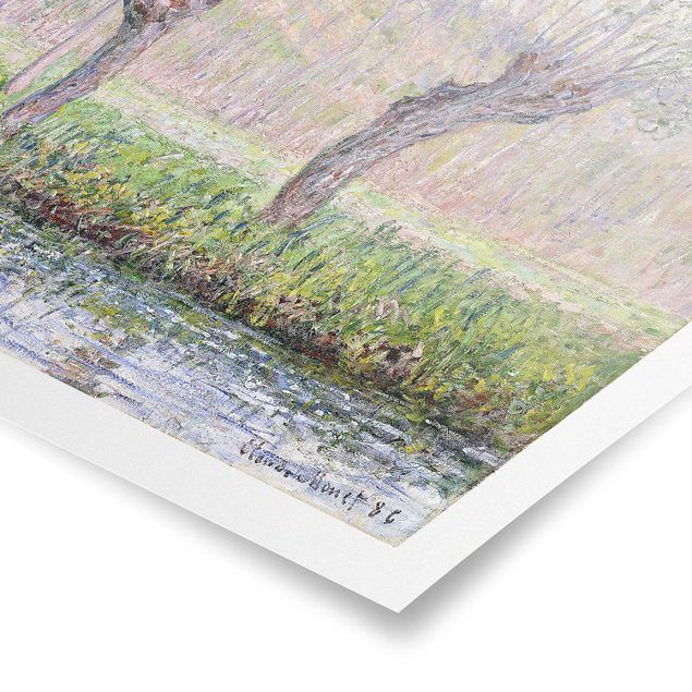 quadros de paisagens Claude Monet - Willow Trees Spring