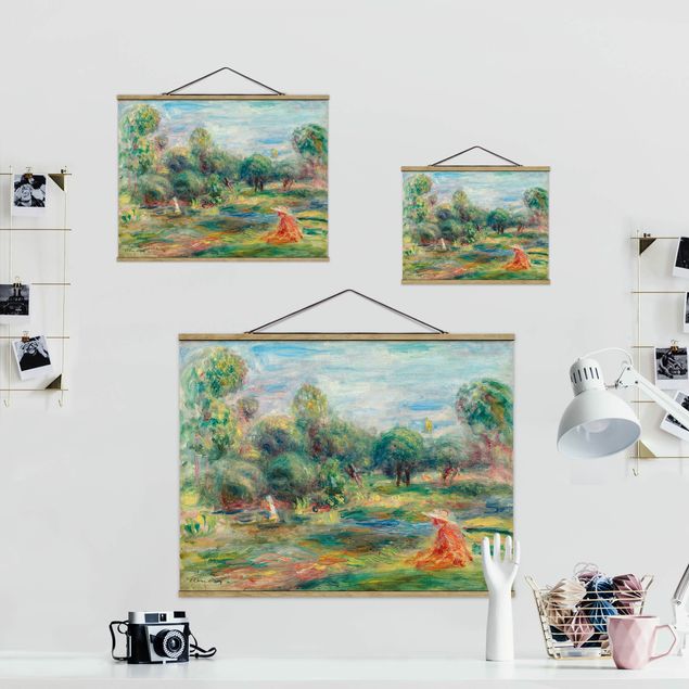 Quadros famosos Auguste Renoir - Landscape At Cagnes