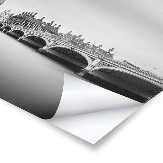 Quadros decorativos Westminster Bridge And Big Ben