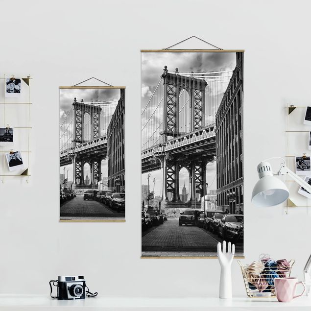 quadros para parede Manhattan Bridge In America