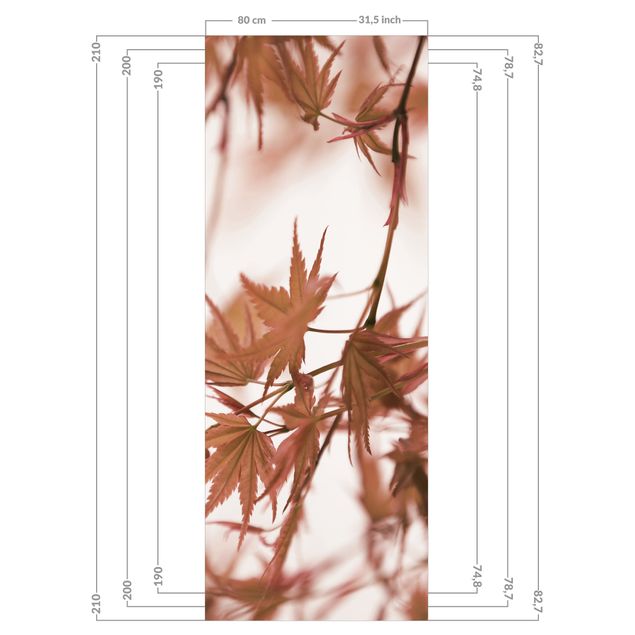 Revestimento de parede para duche Maple Leaf In Autumn Sun
