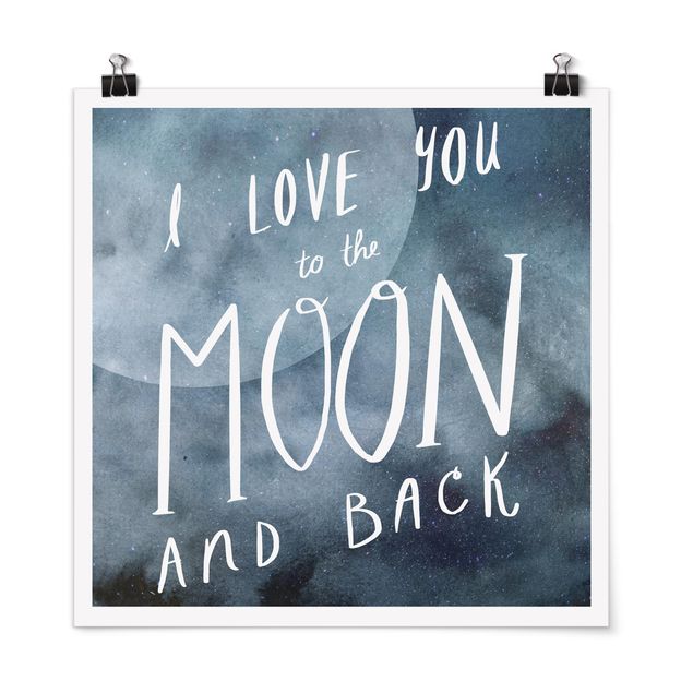 Quadros românticos Heavenly Love - Moon