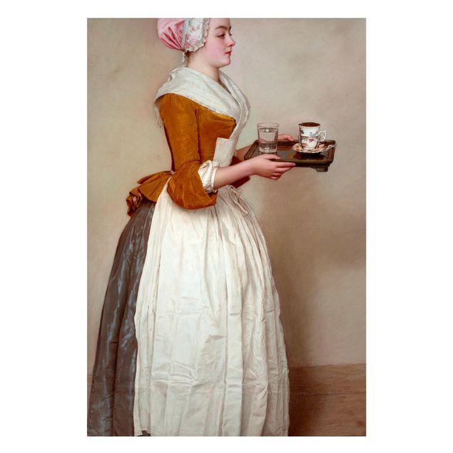decoraçao para parede de cozinha Jean Etienne Liotard - The Chocolate Girl