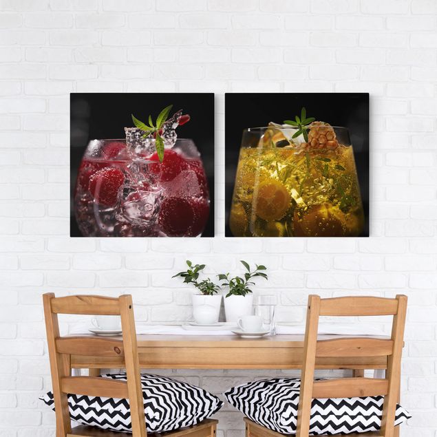 quadros modernos para quarto de casal Exotic drinks