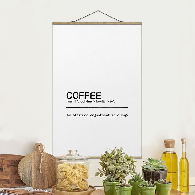 decoraçao para parede de cozinha Definition Coffee Attitude