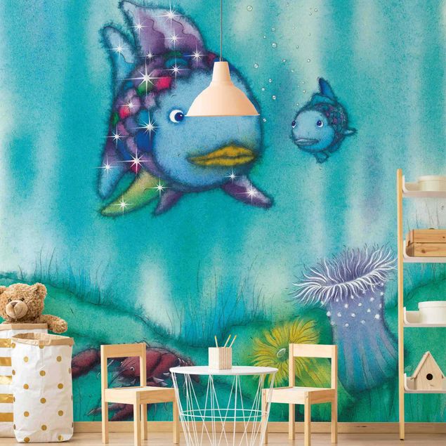 papel de parede moderno The Rainbow Fish - Two Fish Friends Out And About