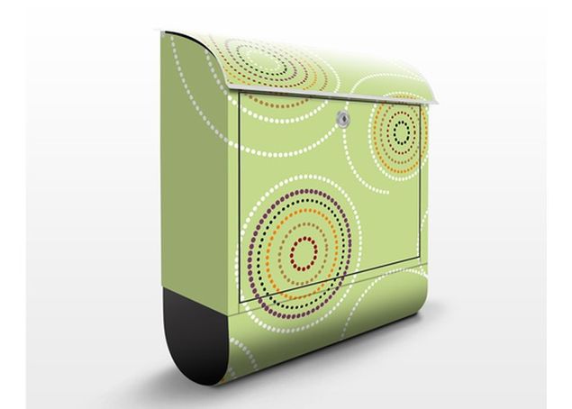 Caixas de correio animais Aborigines Green Pattern