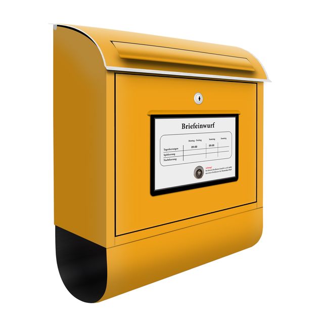 Caixas de correio em amarelo In Germany