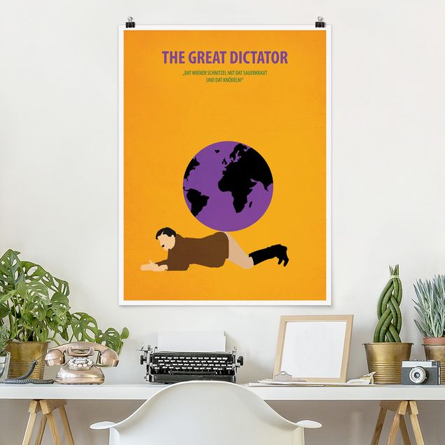 decoraçoes cozinha Film Poster The Great Dictator