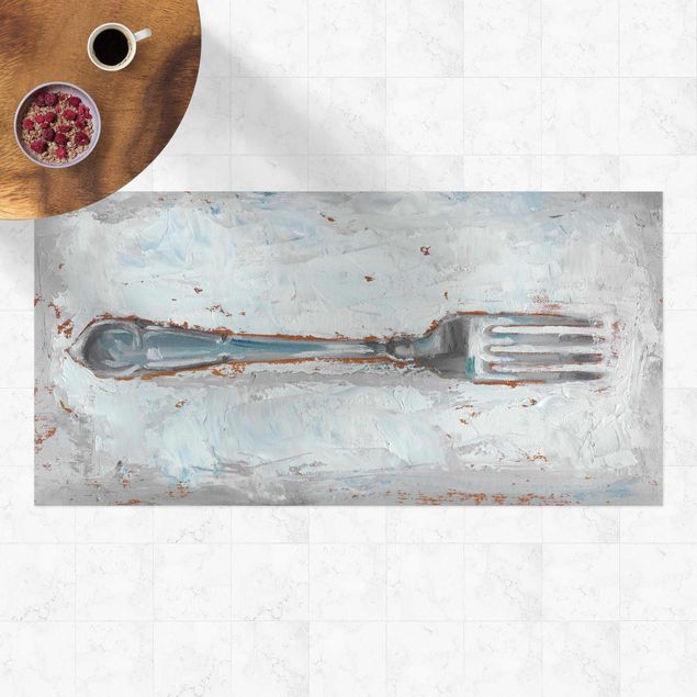 tapete exterior jardim Impressionistic Cutlery - Fork