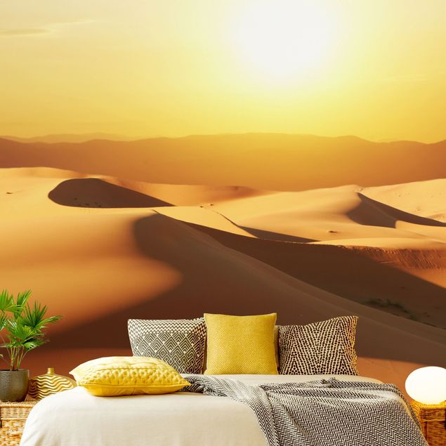 papel de parede para quarto de casal moderno The Saudi Arabian Desert