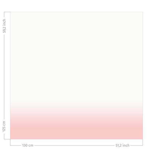 Cortinas por medida Dip Dye Pale Pink