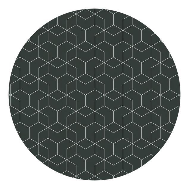 Papel de parede padrões Three-Dimensional Cube Pattern