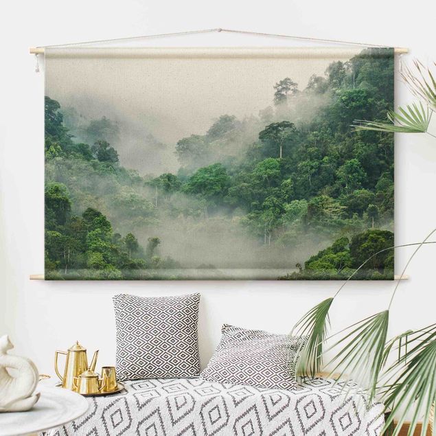 Tapeçaria de parede moderna Jungle In The Fog