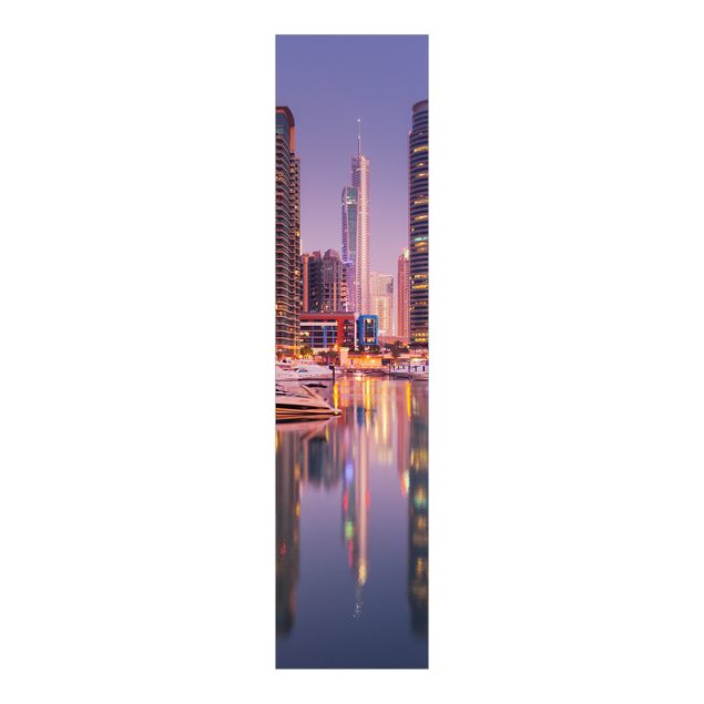Painéis deslizantes cidades e paisagens urbanas Dubai Skyline And Marina