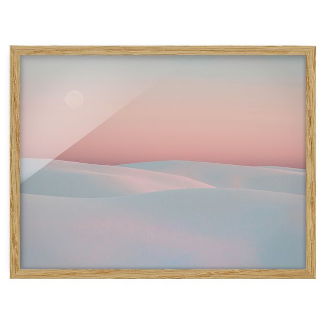 quadros modernos para quarto de casal Dunes In The Moonlight