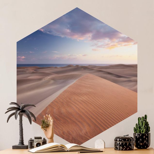 Papel de parede céu View Of Dunes