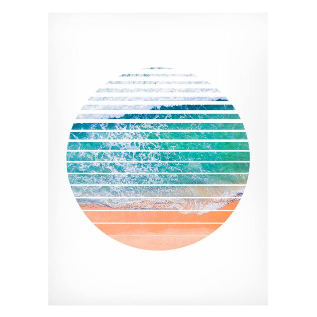quadros de paisagens Ocean In A Circle