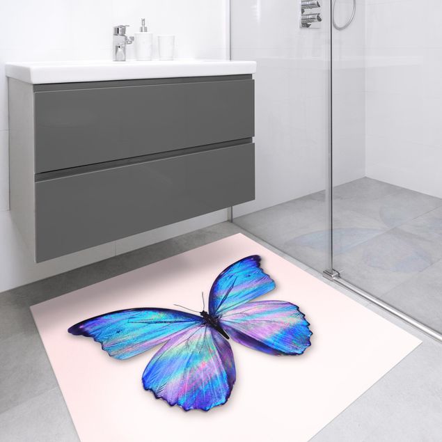 tapete para sala moderno Holographic Butterfly