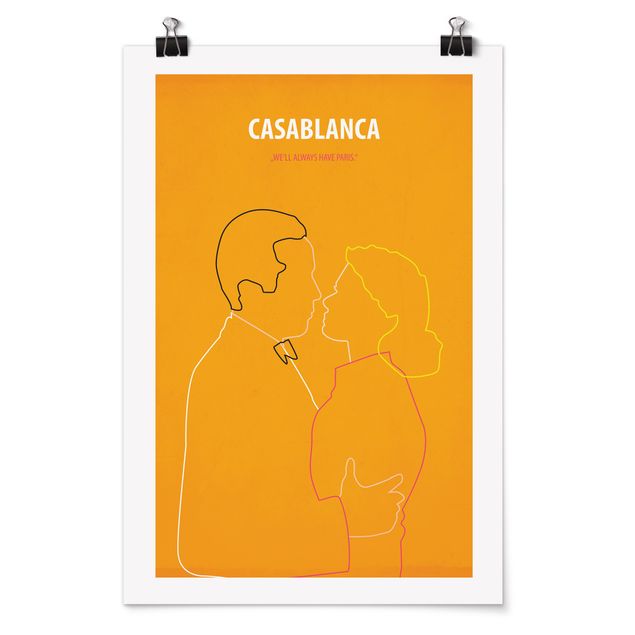 Quadros famosos Film Poster Casablanca