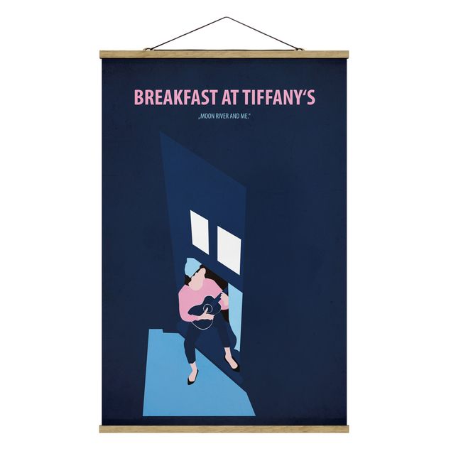 quadros decorativos para sala modernos Film Posters Breakfast At Tiffany's