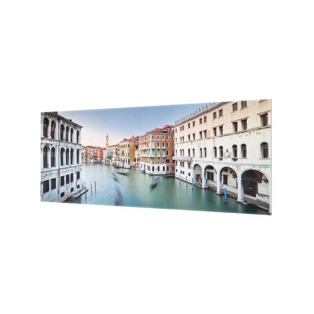 Painel anti-salpicos de cozinha Grand Canal View From The Rialto Bridge Venice