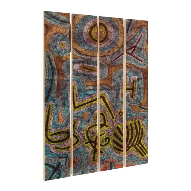 quadro de madeira para parede Paul Klee - Catharsis