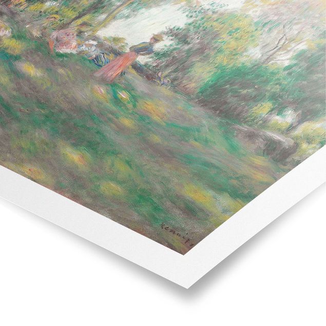 quadros de paisagens Auguste Renoir - Landscape With Figures