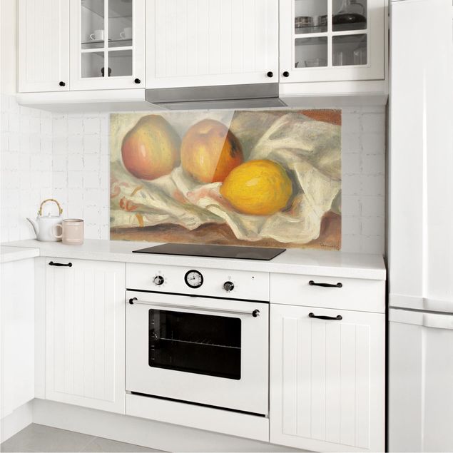 Quadros movimento artístico Impressionismo Auguste Renoir - Apples And Lemon