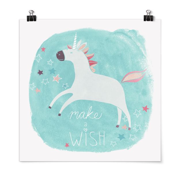 Posters animais Unicorn Troop - Wish