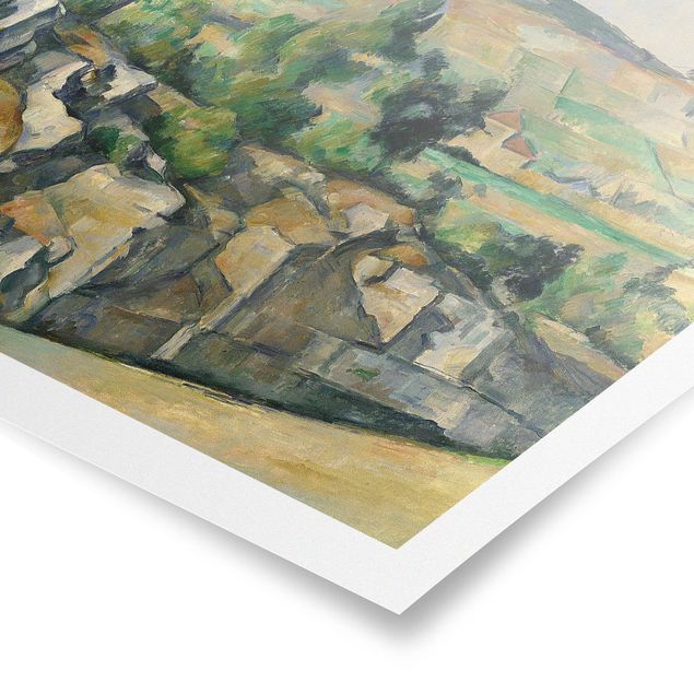 quadro com paisagens Paul Cézanne - Hillside In Provence