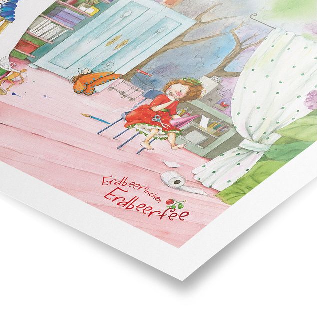 quadros para parede Little Strawberry Strawberry Fairy - Tinker
