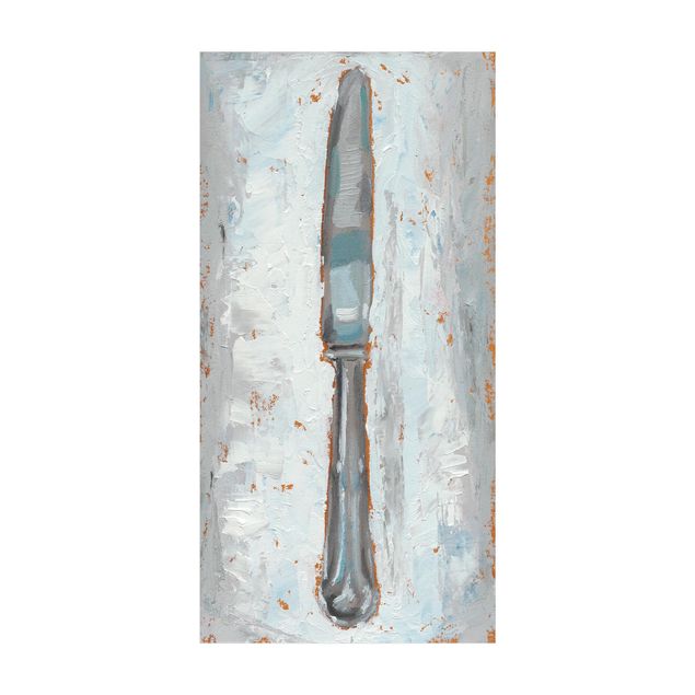 Tapetes cinza Impressionistic Cutlery - Knife