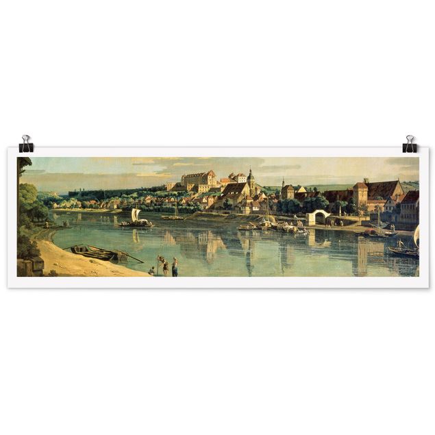 Quadros movimento artístico Pós-impressionismo Bernardo Bellotto - View Of Pirna
