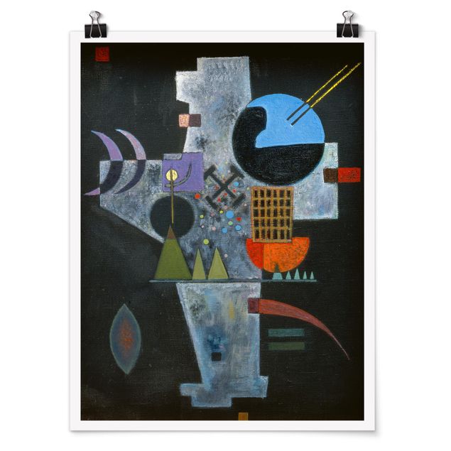 Posters quadros famosos Wassily Kandinsky - Cross Shape