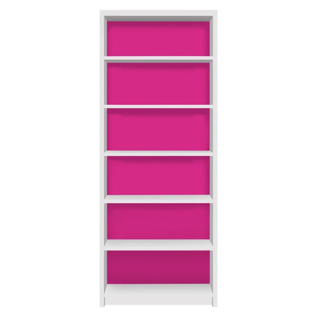 Papel autocolante para móveis Estante Billy IKEA Colour Pink
