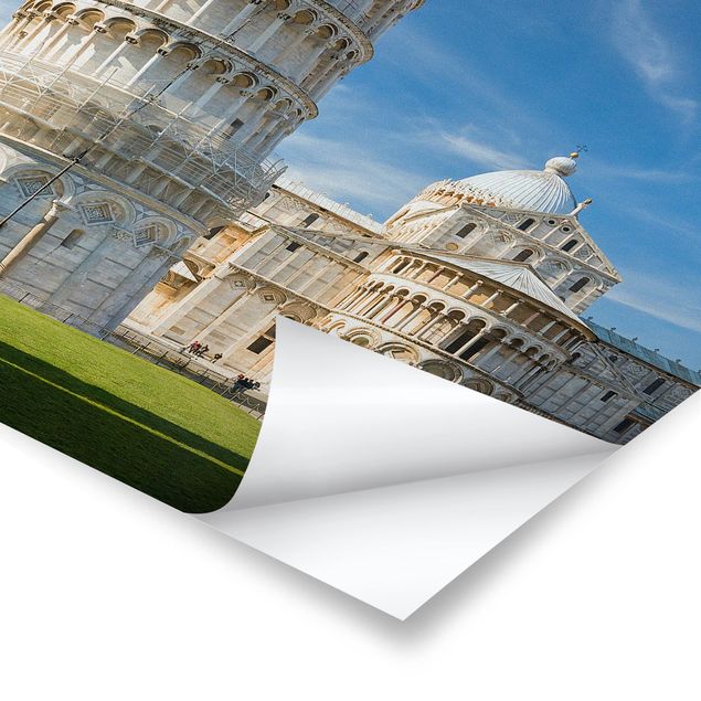 posters decorativos The Leaning Tower of Pisa