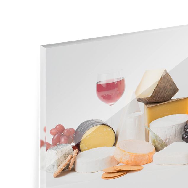 Painel anti-salpicos de cozinha Cheese Variations