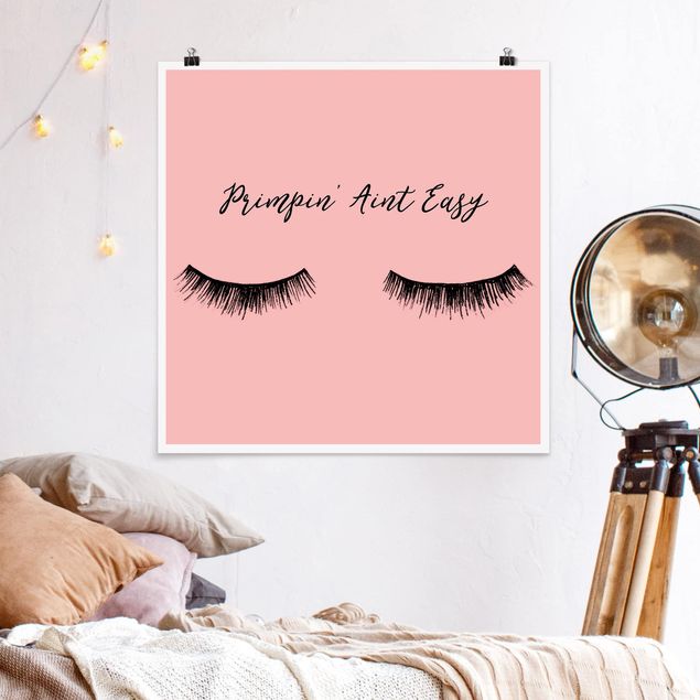 Posters frases Eyelashes Chat - Primpin'