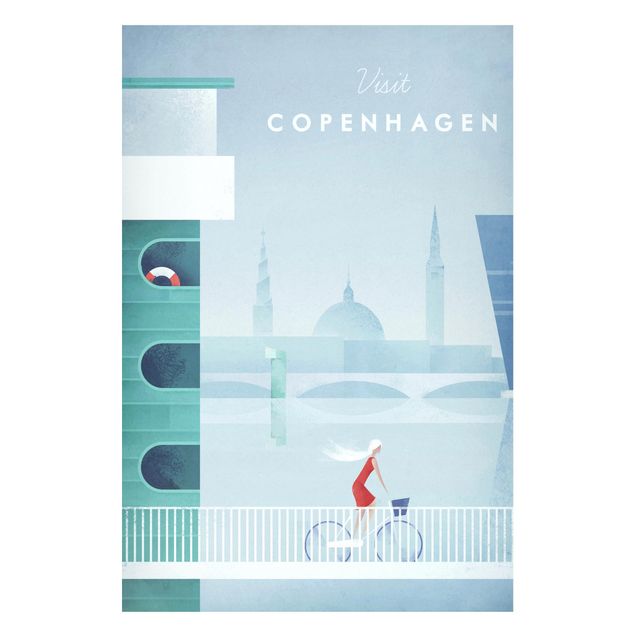 Quadros cidades Travel Poster - Copenhagen