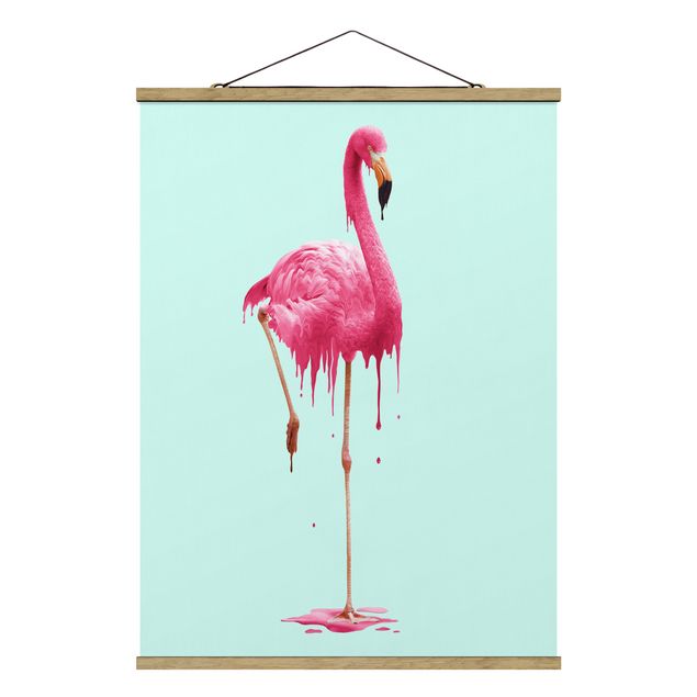 quadro animal Melting Flamingo