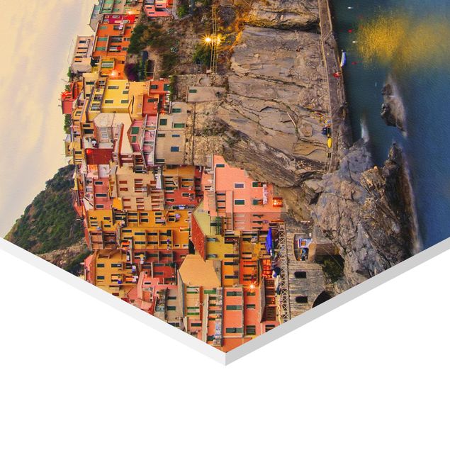 Quadros modernos Colourful coastal town