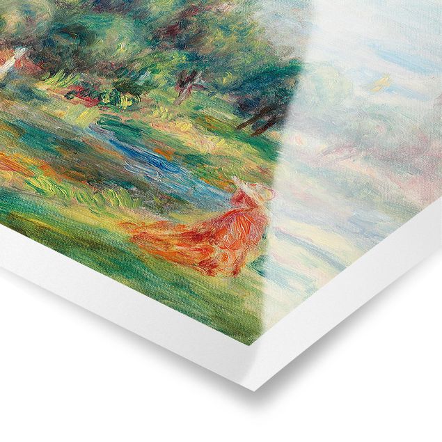 Posters quadros famosos Auguste Renoir - Landscape At Cagnes
